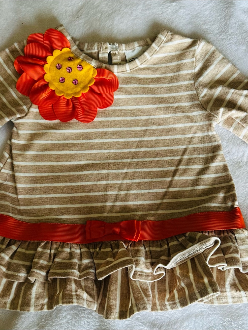Little Lass Sky Blue Girls' Casual Dress